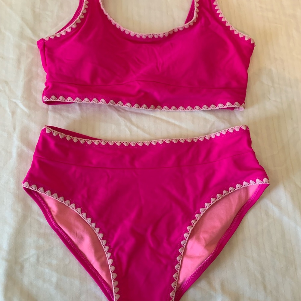 Amazon Kids Fuchsia Bikini Set